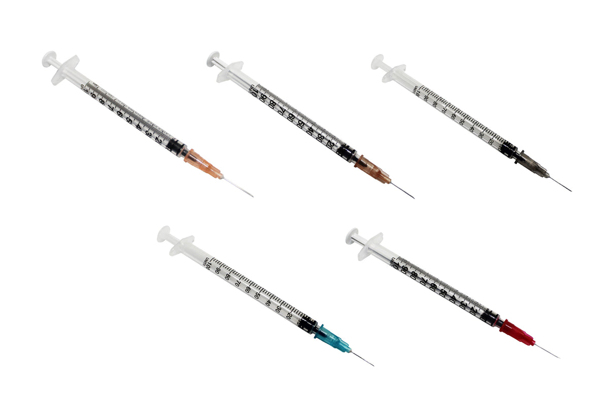 1ml Disposable Insulin Syringe with 25g 26g 27g 28g 29g Mounted Needles CE  Marked from China manufacturer - Forlong Medical