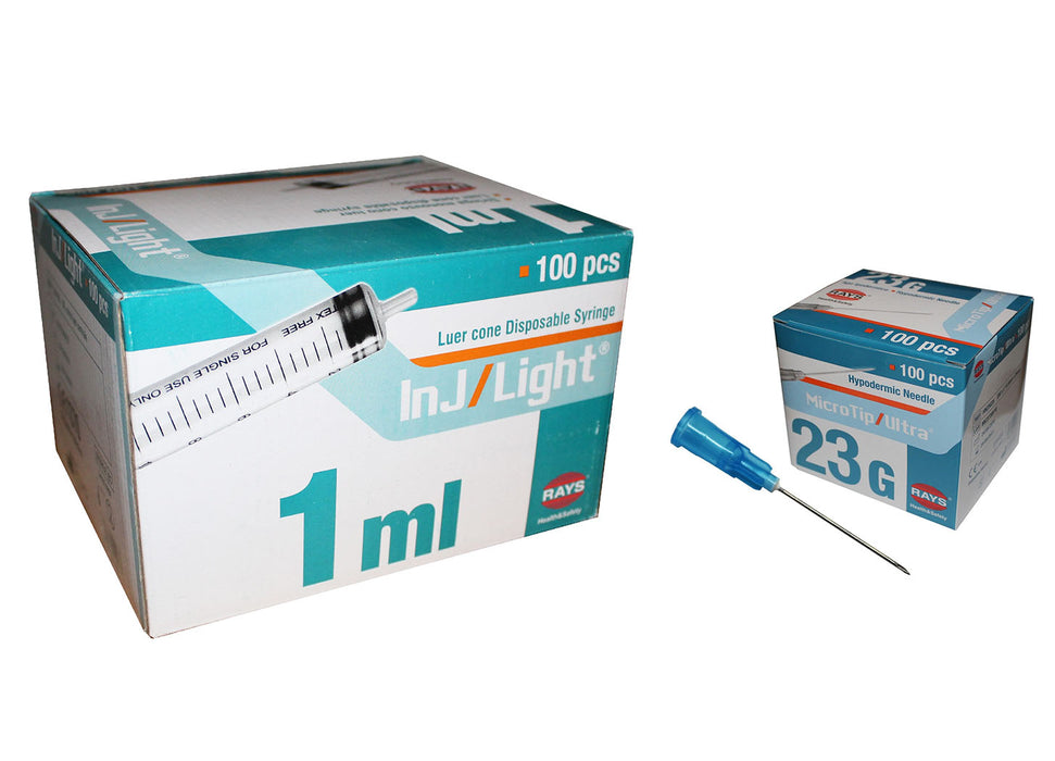 0.5ml Insulin Syringe & Needle 29G x 12.7mm RAYS Insu/Light From £2 — RayMed