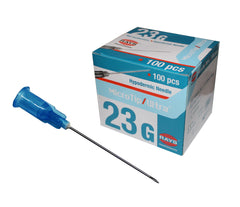 1ml Luer Lock Syringe With 23G Hypodermic Needle (Blue) Box of 100 — RayMed