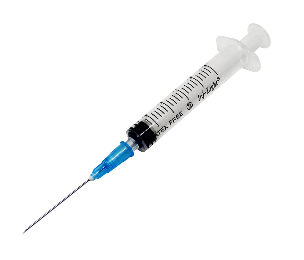 Sterile 2.5ml Mounted Syringe and Needles 21g 22g 23g Hypodermic — RayMed